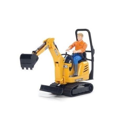 JCB 8010 CTS Mikrobagger mit Bauarbeiterfigur