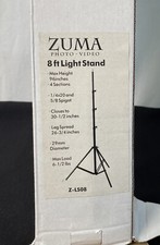 Zuma Photo Video Z-LS08 8 Ft. 4 Section Adjustable Light Stand Lighting