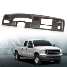 Dash Cluster Radio Bezel Trim Panel Brown Fit For 1999-2004 Ford F250 F350