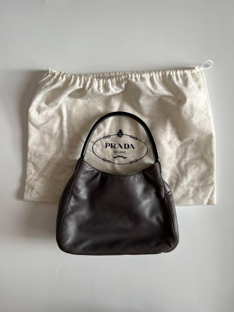 PRADA FW1998 Leather Handbag Black | eBay PRADA FW1998 Leather Handbag Black | eBay