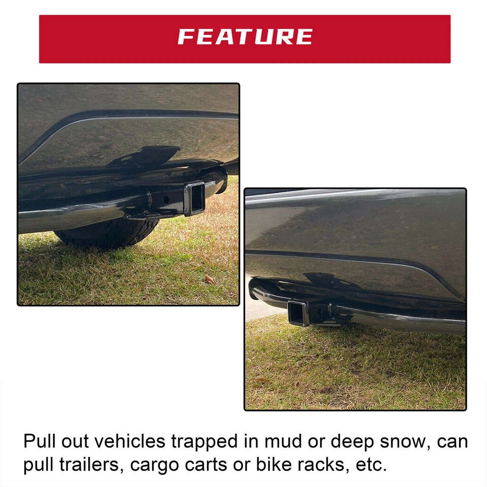 For Jeep Grand Cherokee 1999-2004 Class 3 Rear Trailer Hitch Towing 2" Receiver - Изображение 3 из 4