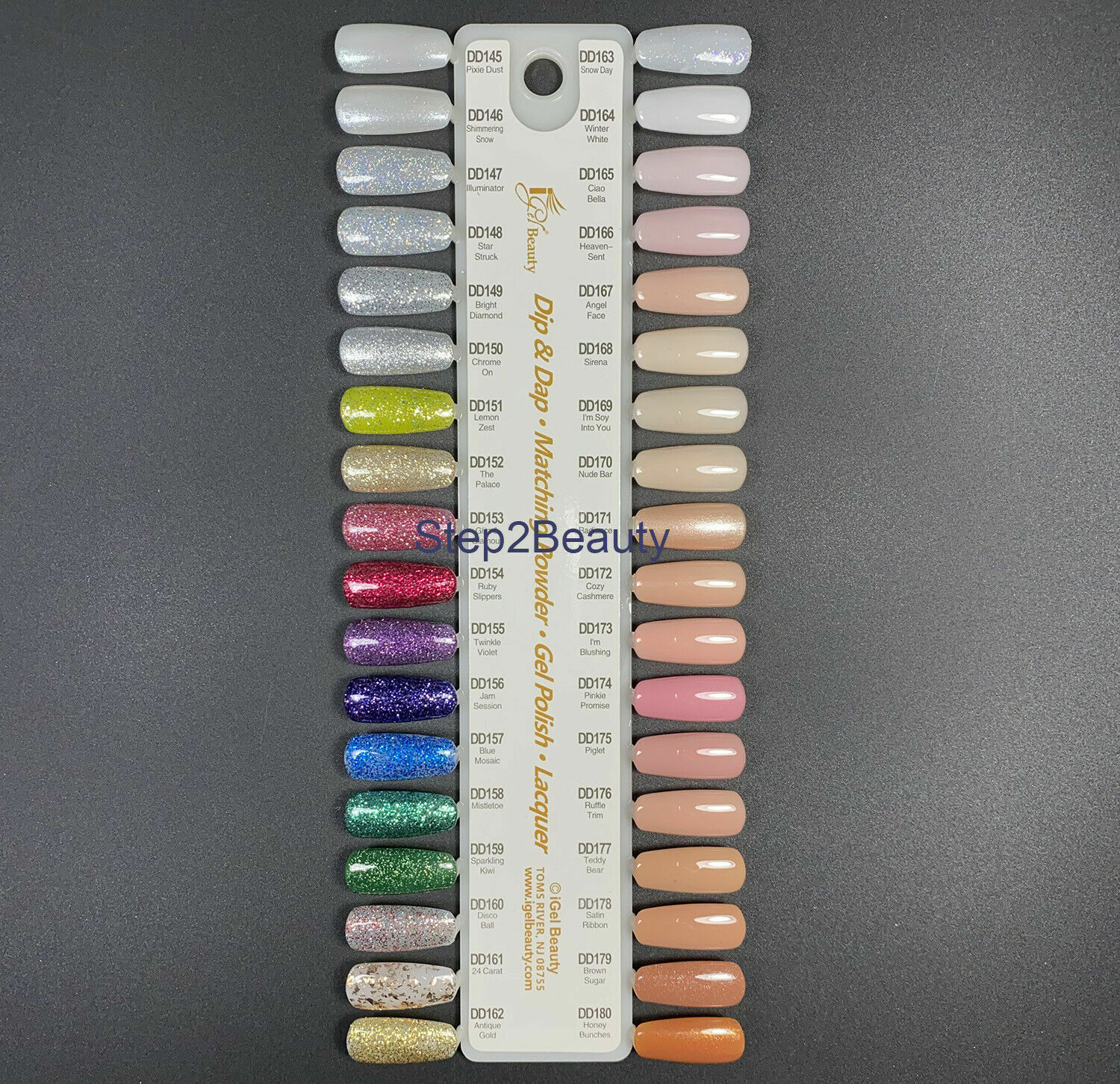 IGel Duo Nail Lacquer + Gel Polish Matching Color Set - #05 CREPE