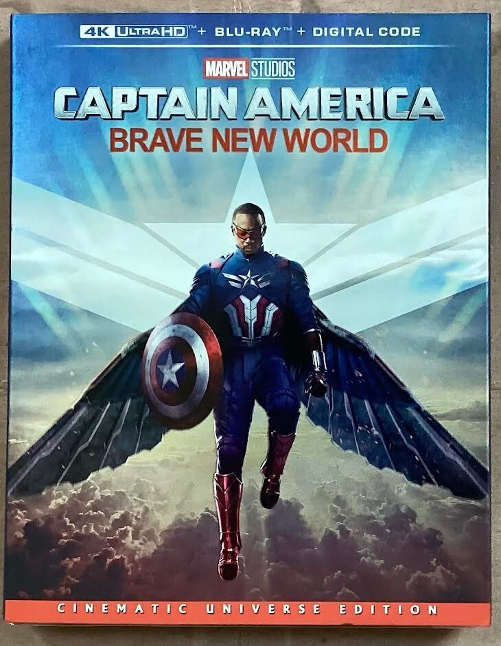 Captain America: Brave New World 2 Disc Ultra 4k Blu-ray Set w