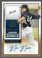 Nick Neidert 2015 Panini Contenders Draft Ticket Autograph #31 Mariners Rookie