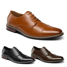 Men's Business Formal Oxford Lace Up Dress Shoes for Work Size 6-15