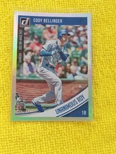 2018 Donruss Variations Stat Line Career Cody Bellinger (Batting Unanimous ROY)