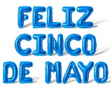 FELIZ CINCO DE MAYO Letter Balloons Banner - Cinco de Mayo Party Decorations