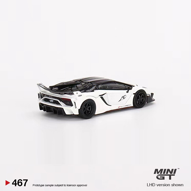 ミニカー MINI GT Lamborghini Aventador GT EVO 467 MINI GT 1:64 Model Car Lambor Aventador GT EVO Silhouette