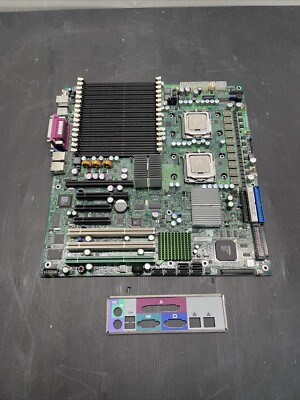 Server Mainboard Supermicro X7DB8+ - 2x Intel Xeon CPU - Intel  5000P - (G3-1#d)