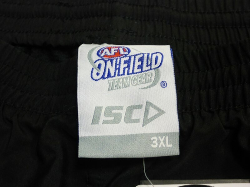 051 MENS NWT ISC AFL ON-FIELD BLK RED TRACK SHORTS SZE XXXL $90