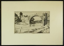 Etching by Ernest S Lumsden. Titled 