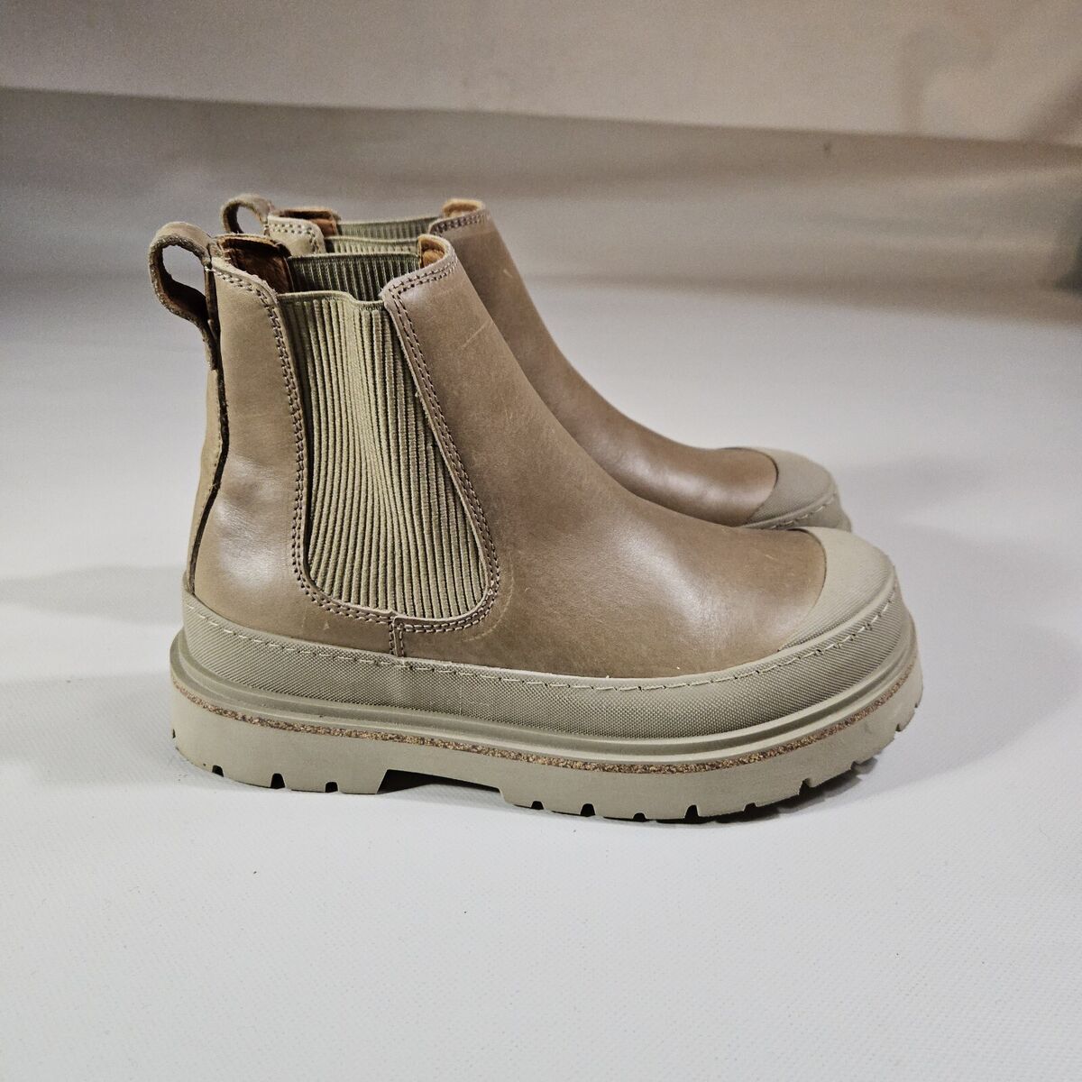 ショートブーツ・ブーティ BIRKENSTOCK Prescott Chelsea Boots Birkenstock Prescott Chelsea Ankle Boots Leather Mens size