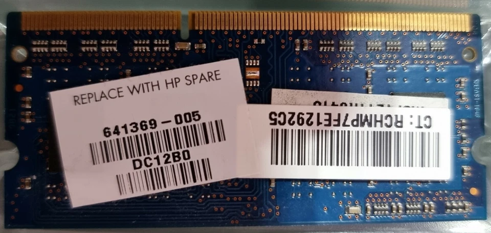 Elpida 2GB DDR3 So-DIMM EBJ20UF8BDUO-GN-F Laptop Memory - Image 4 of 4