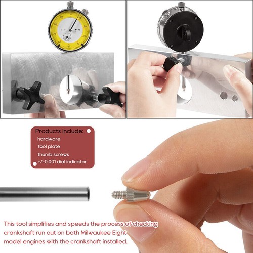 9015 Runout Gauge Gear Drive Backlash Tool for Harley Davidson Twin Cam