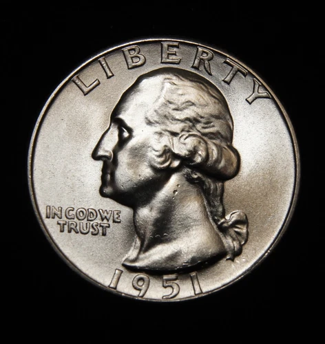 1951-D Washington Quarter Gem BU++++