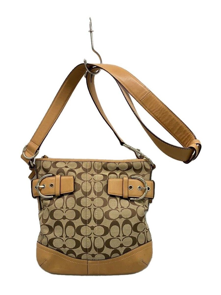 COACH Shoulder Bag BRW Pattern f03574