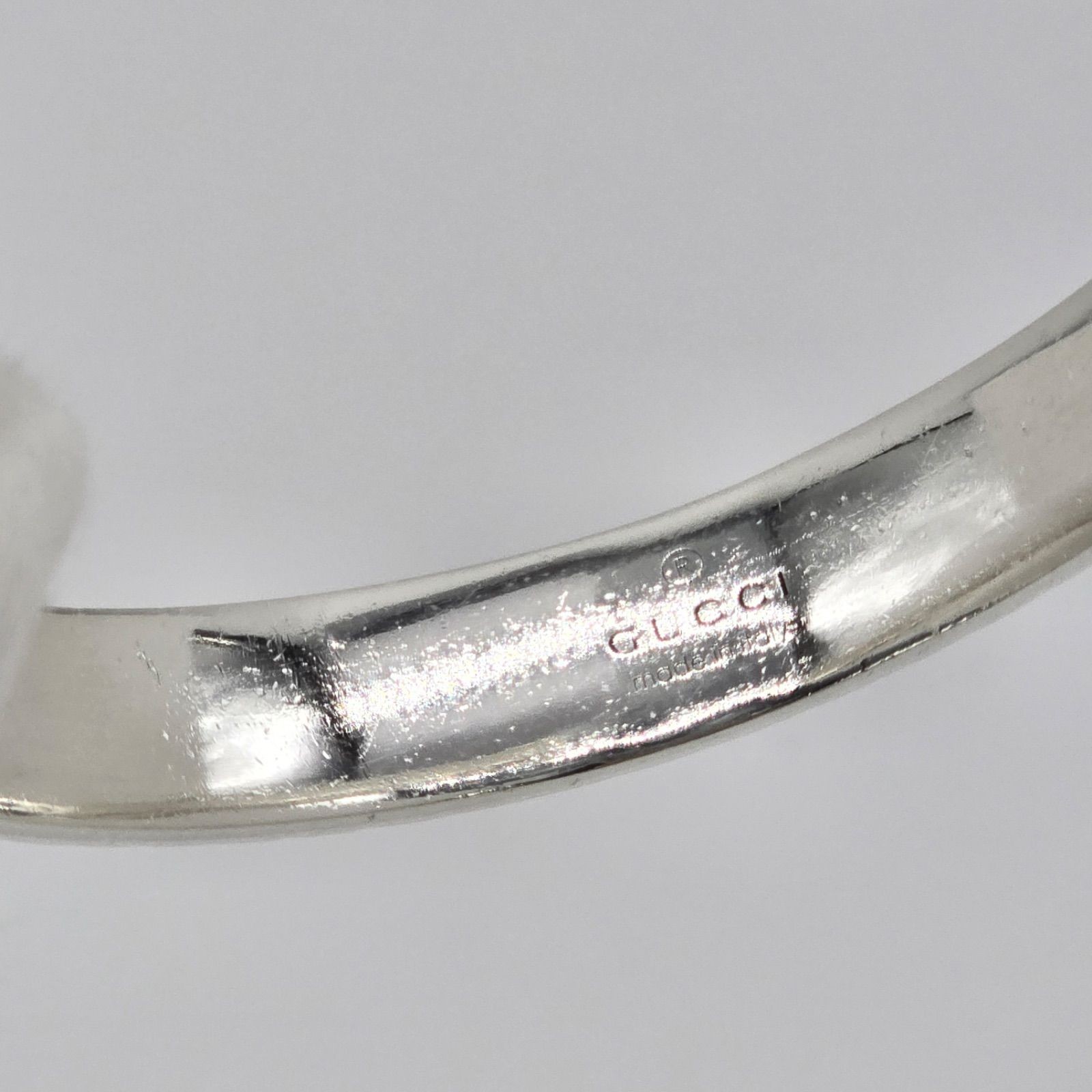 GUCCI Interlocking G Cat Head Bangle Bracelet 6.5… - image 7