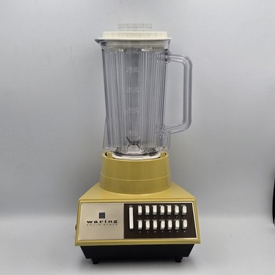 キッチン家電 Waring Blender MINT] Vintage Waring 14 Speed Blender Model 11-299 Mustard Yellow