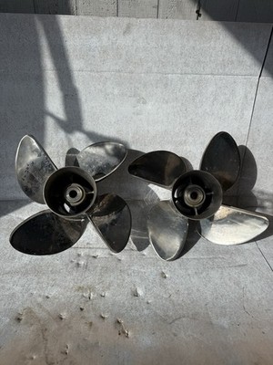Turning Point 15x15 Pair Stainless Props LH RH Counter Rotation Mercury 