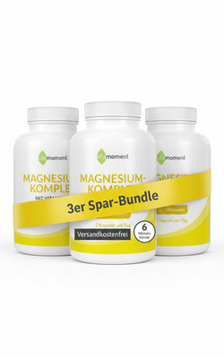 3x Magnesium Komplex je 120 Kapseln B6 Vitamin jetzt im Blitzversand