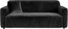 Yeahmart Thick Sofa Covers 1/2/3/4 Seater Pure Color Sofa Protector Velvet Easy