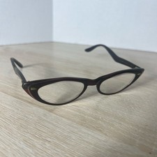 Vintage Bausch  Lomb B L 48-20 Eyeglasses Purple Brown PARTS ONLY Frames