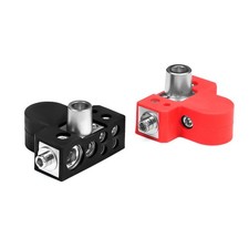 RECOIL BTL Solid Brass Positive/Negative Battery Terminals with Adaptor Collars