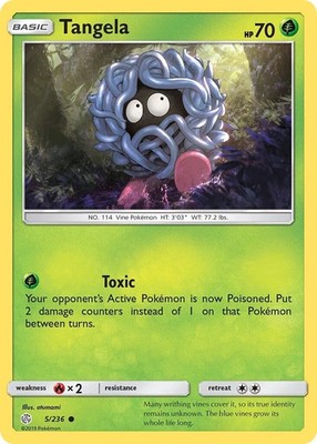 Pokemon TANGELA Sun & Moon Cosmic Eclipse 5/236 NM/Mint PACK FRESH