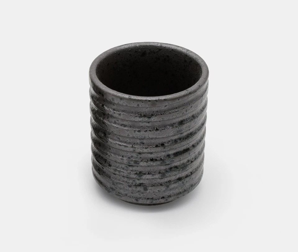 Té De Cerámica Japonés Y Café - Kezuriuzu Negro Grande - Imagen 2 de 3