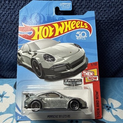 Hot Wheels 47 マテル ポルシェ911 メタルシルバー Hot Wheels 2018 Porsche 911 GT3 RS ZAMAC- Then & Now #7/10 | eBay