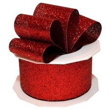 Morex Ribbon 98509/10-609 Princess Glitter Metallic and Nylon Ribbon, 1-1/2-I...
