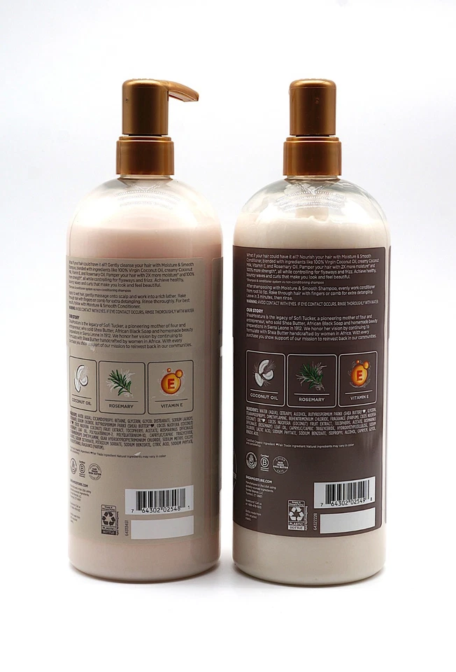 Shea Moisture 100% Virgin кокосовое масло шампунь и кондиционер 34 унц комплект 🌿 - Изображение 2 из 3