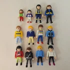 Lot of 12 Geobra Playmobil Figures People 1990s Men Women Kids Vintage