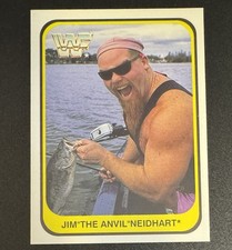 Jim Anvil Neidhart 1991 WWF Wrestling Merlin Italian #84