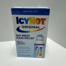 Icy Hot NO MESS PAIN RELIEVING  Liquid FOR MUSCLES JOINTS Fast Acting New
