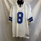 VTG Troy Aikman #8 Dallas Cowboys Apex One NFL Jersey Size Large Vintage