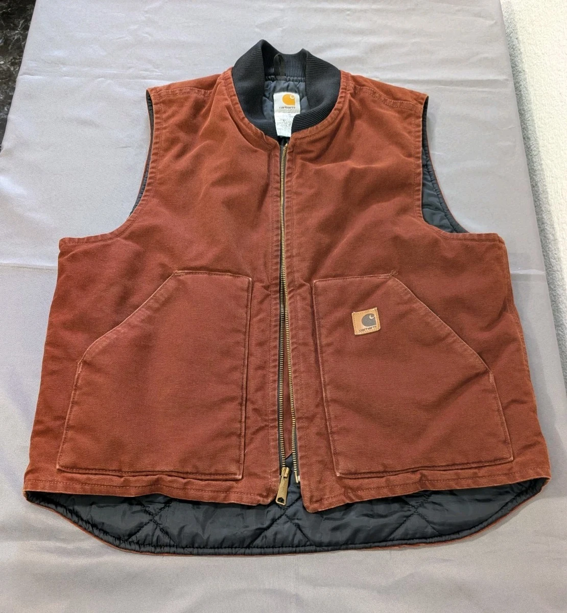 Carhartt Duck Vest In Men's Coats & Jackets for sale | eBay