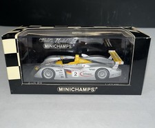 1:43 Minichamps #2 Audi R8 LeMans 24hrs 2001 - Aiello/Capello/Pescatori