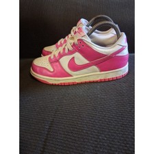 Nike Dunk Low Pink White Sneakers Kids Size 5Y CW1590-102 Low Top Shoes