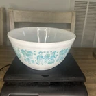 Vintage pyrex 402 butter Print Agave Mixing Bowl Replacement Amish Used