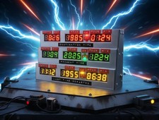 Back to the Future Time Circuit Clock V2 | WiFi or Standalone Smart Clock