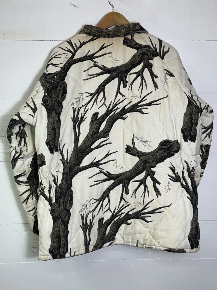 Chaqueta Reversible Roble Mossy Años 80 Rara Soporte para Árboles Invierno Nieve Talla L Hombres Caza Foto 4 de 4