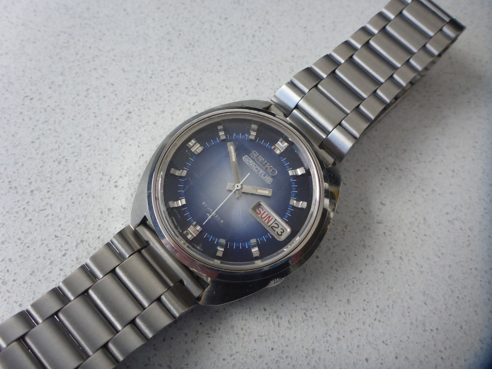 Seiko 5ACTUS, Vintage Gents Watch, 7019-7210, 1973, Overhauled, Guaranteed, image 2
