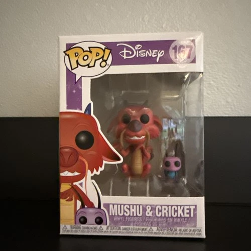 Funko Pop! Disney Mushu & Cricket #167 – Mulan Vinyl Figure