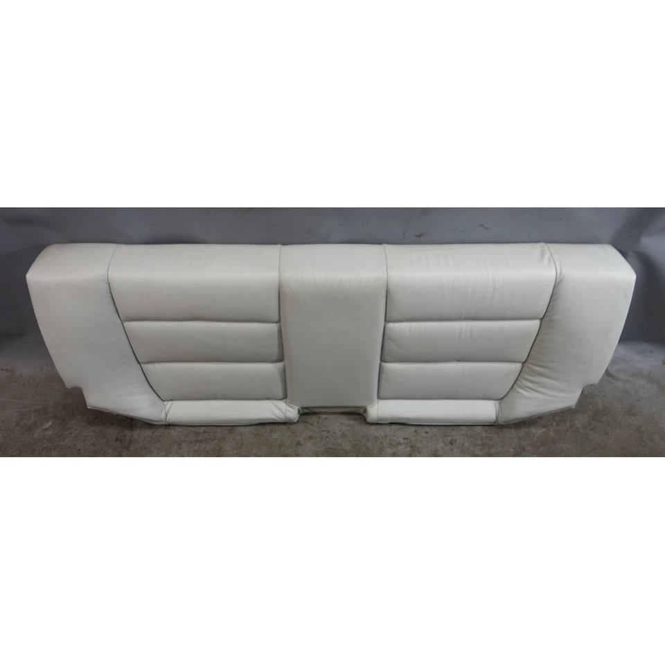 94-99 BMW E36 3-Series Coupe Rear Folding Seat Bottom Bench Grey Leather OEM - Imagem 2 de 4