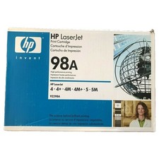 HP 98A LaserJet Print Cartridge 92298A Genuine OEM Toner New Sealed Box