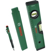 Bosch Heimwerken & Garten Markierungs-Set, 3-Teilig, Messlatte, GrüN