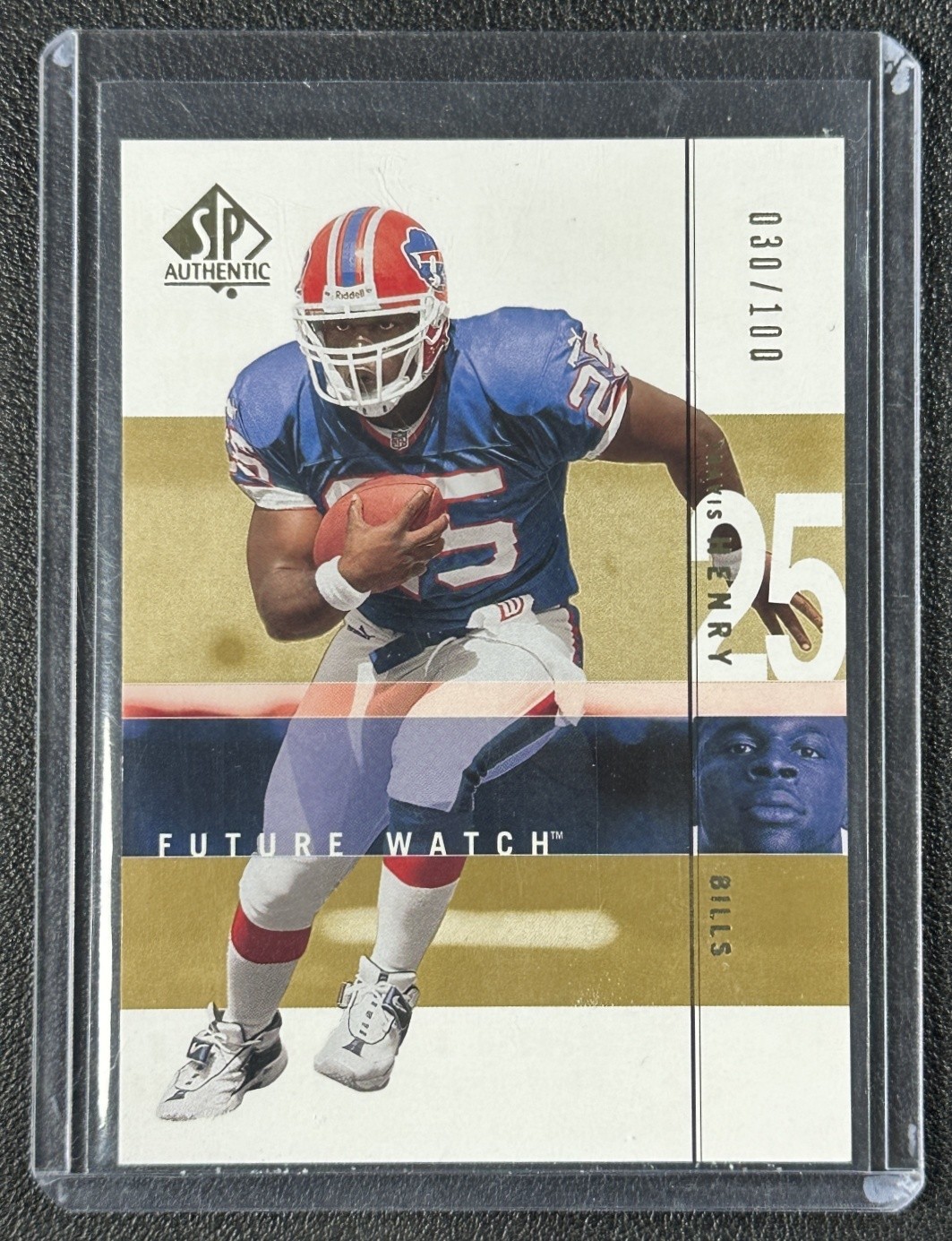 Travis Henry Spx #99 Rookie Jersey-Gold