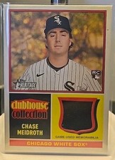 2025 Topps Heritage High Number Chase Meidroth Patch Clubhouse Relic GU RC LR51