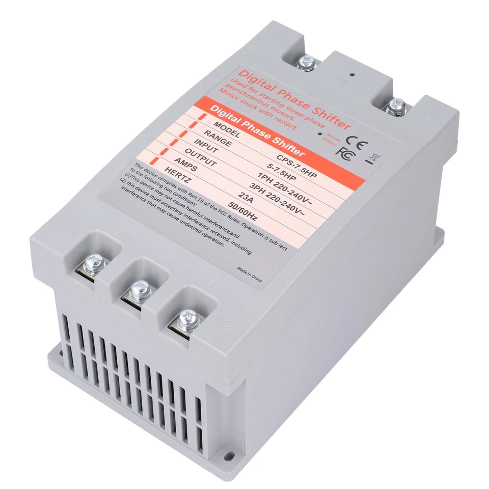 220-240v Single Phase To 3 Phase Converter 7.5 HP Digital Phase Converter BST - Image 4 of 4